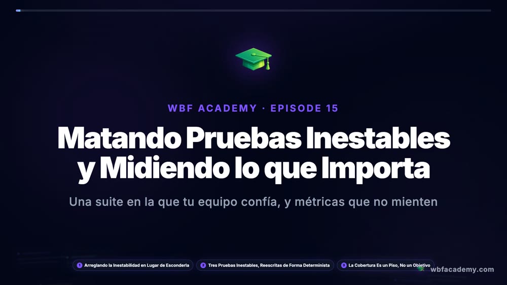 Matando Pruebas Inestables y Midiendo lo que Importa