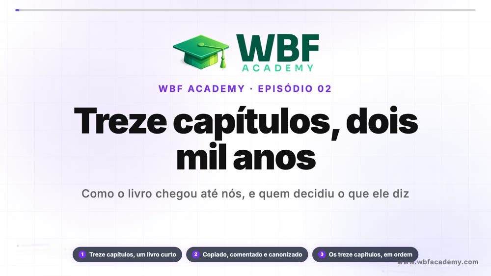 Treze capítulos, dois mil anos