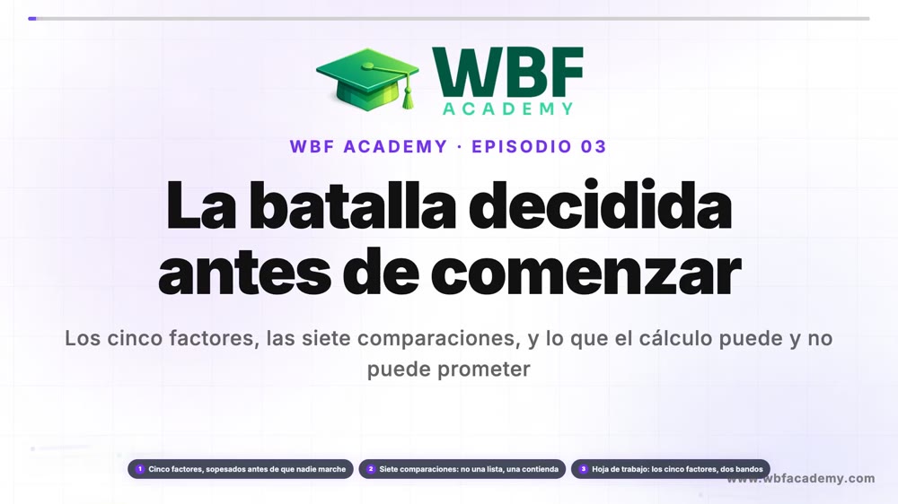 La batalla decidida antes de comenzar