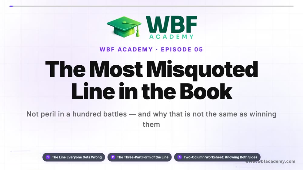 The Most Misquoted Line in the Book
