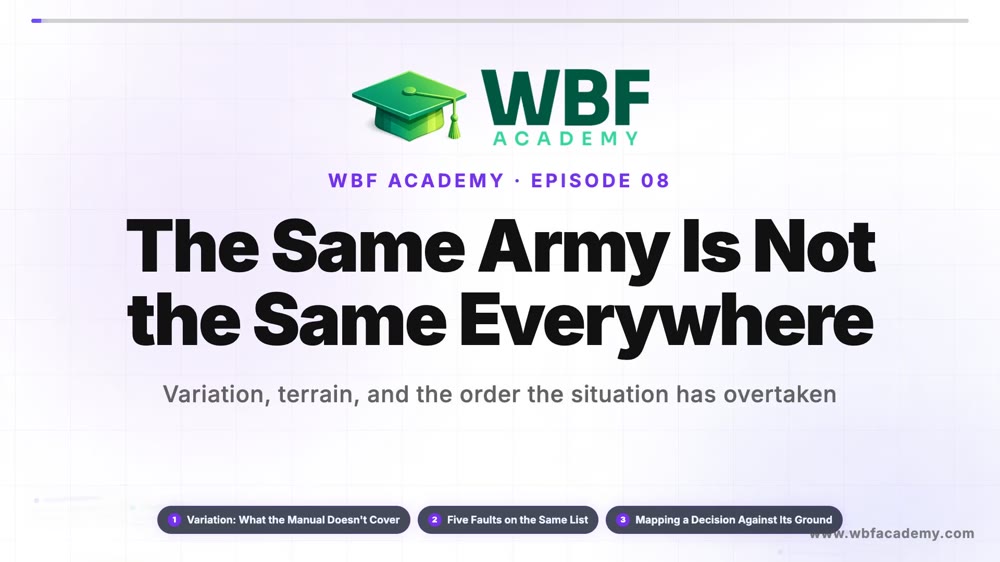 The Same Army Is Not the Same Everywhere