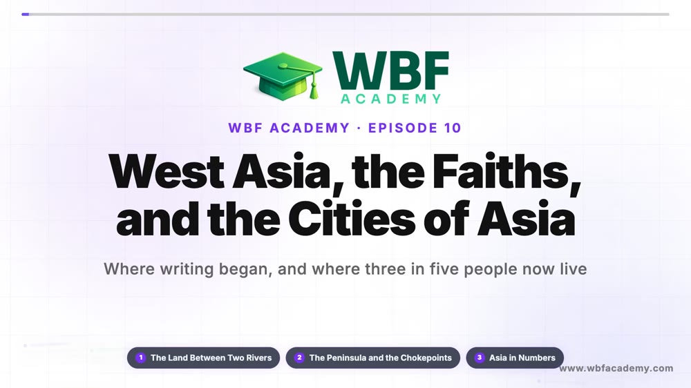 West Asia, the Faiths, and the Cities of Asia