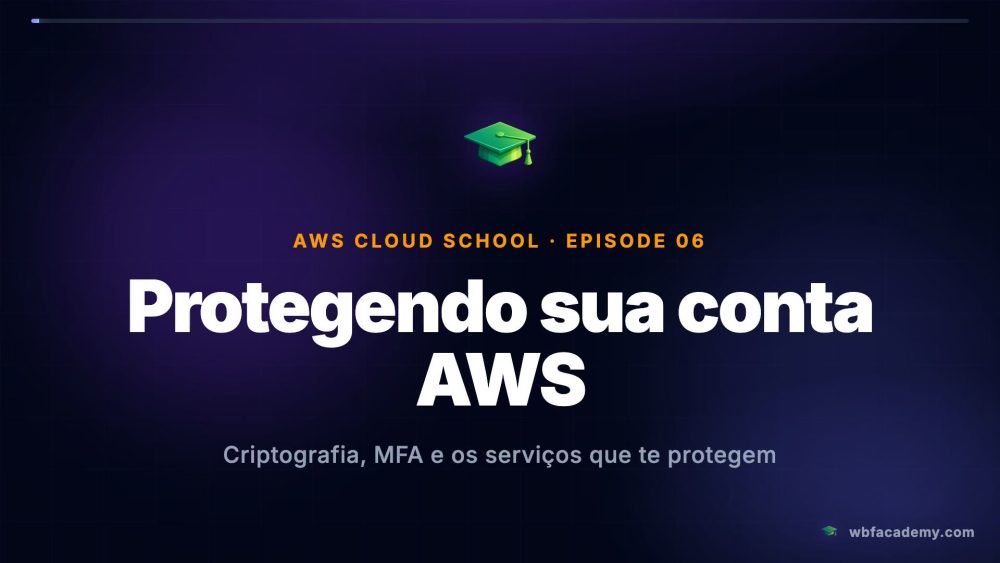 Protegendo sua conta AWS