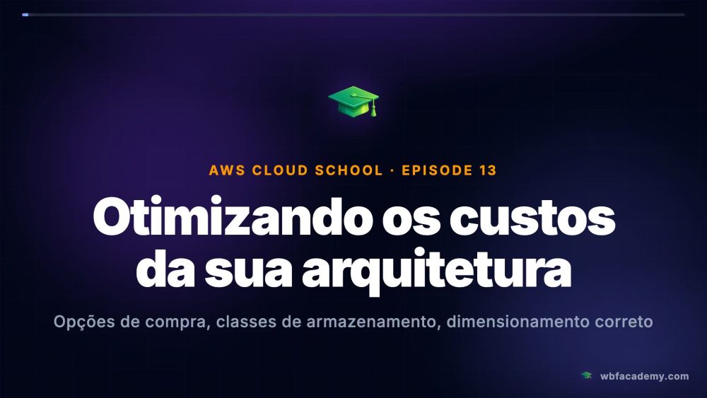 Otimizando os custos da sua arquitetura