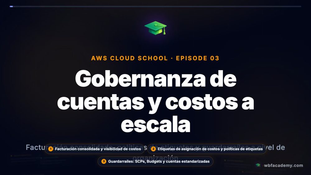 Gobernanza de cuentas y costos a escala
