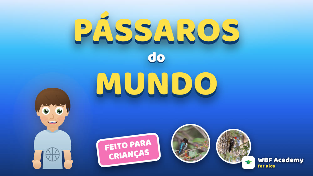 Pássaros do Mundo para Crianças