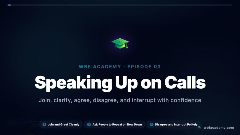 Speaking Up on Calls