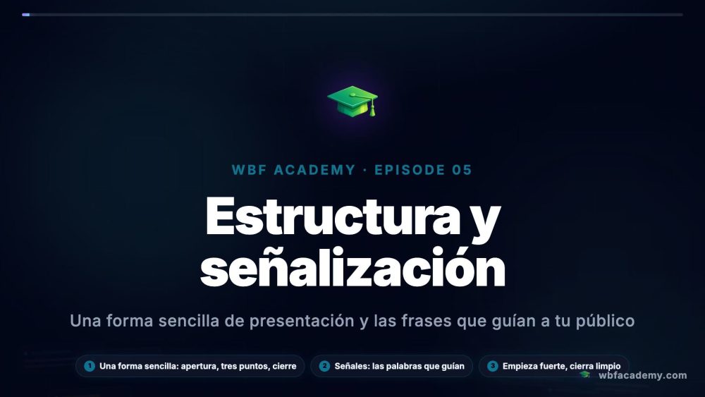 Estructura y señalización