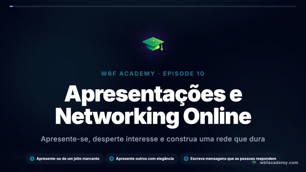 Apresentações e Networking Online