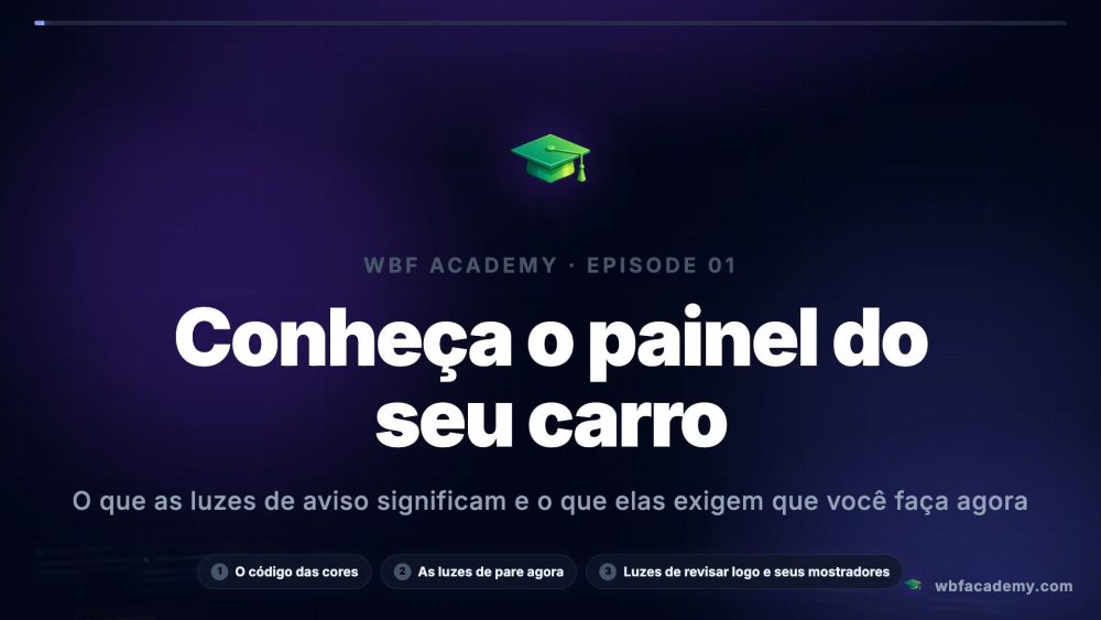 Conheça o painel do seu carro