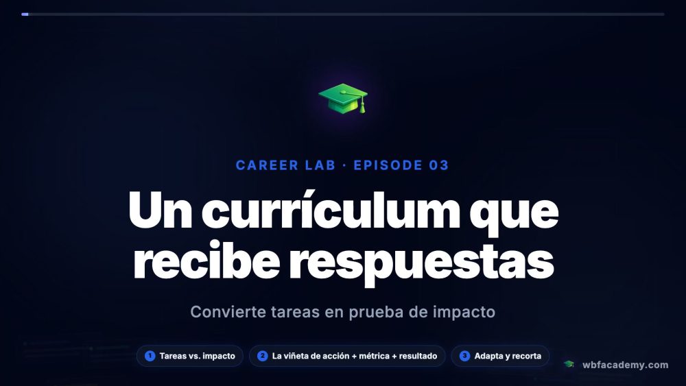 Un currículum que recibe respuestas