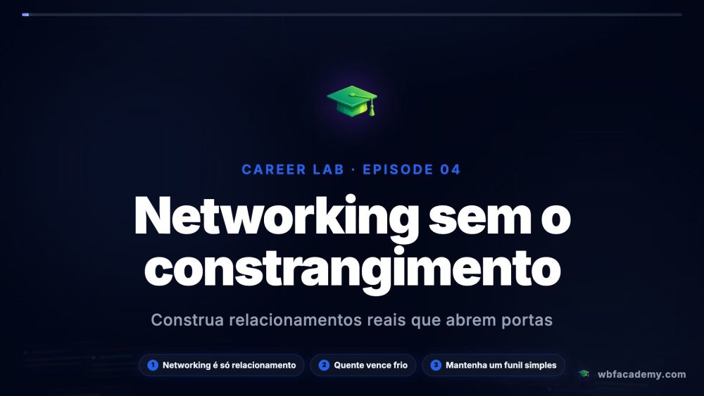 Networking sem o constrangimento