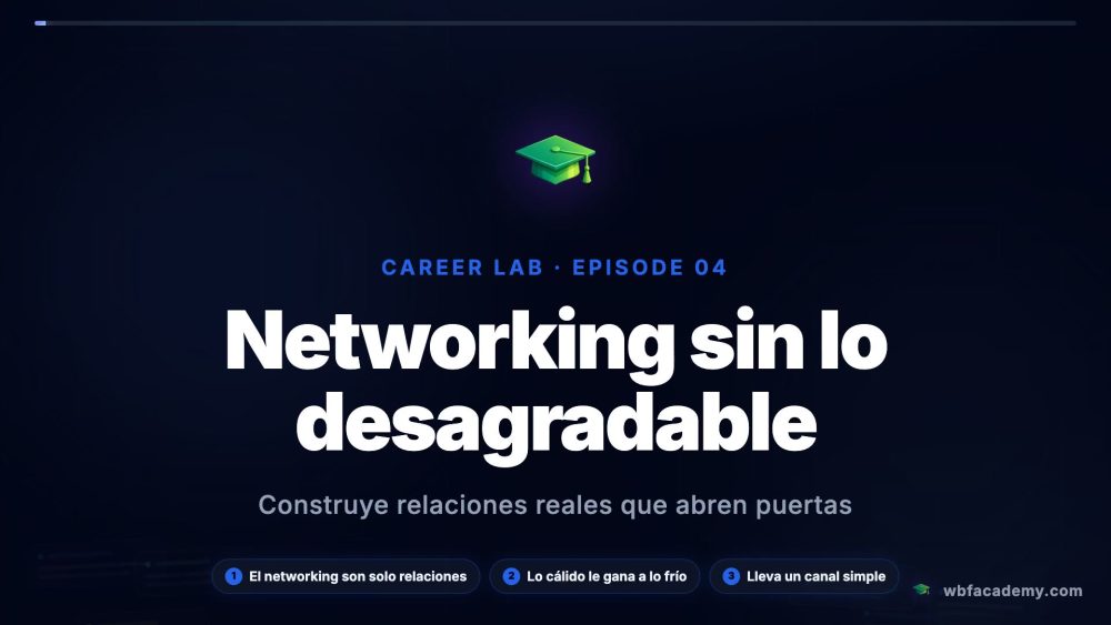 Networking sin lo desagradable