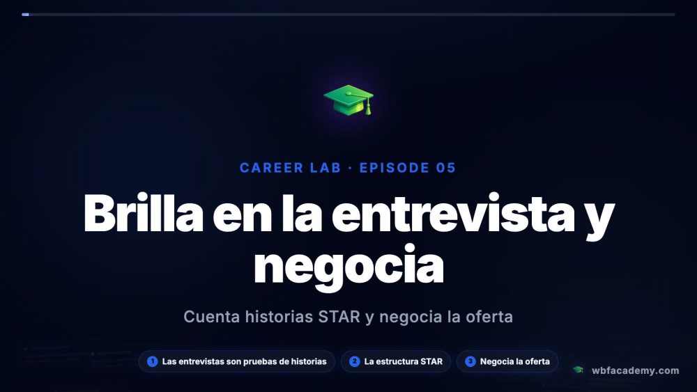 Brilla en la entrevista y negocia