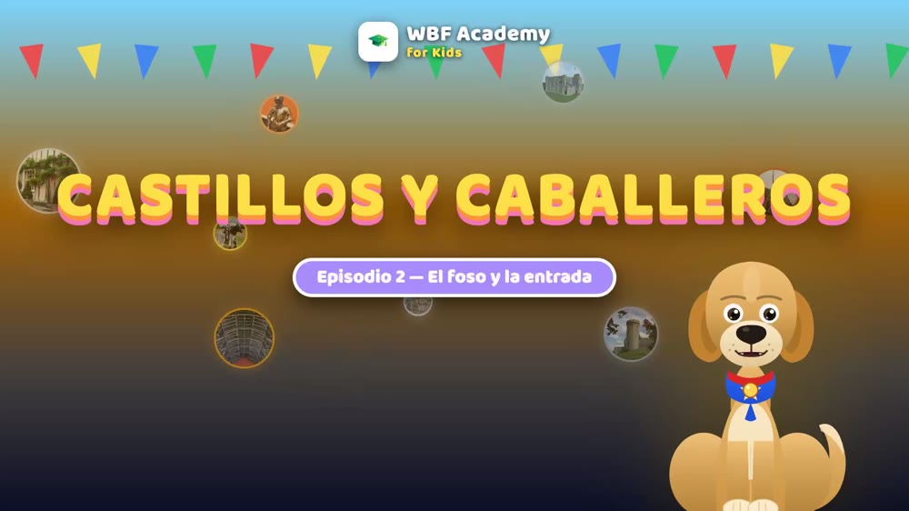 El foso y la entrada