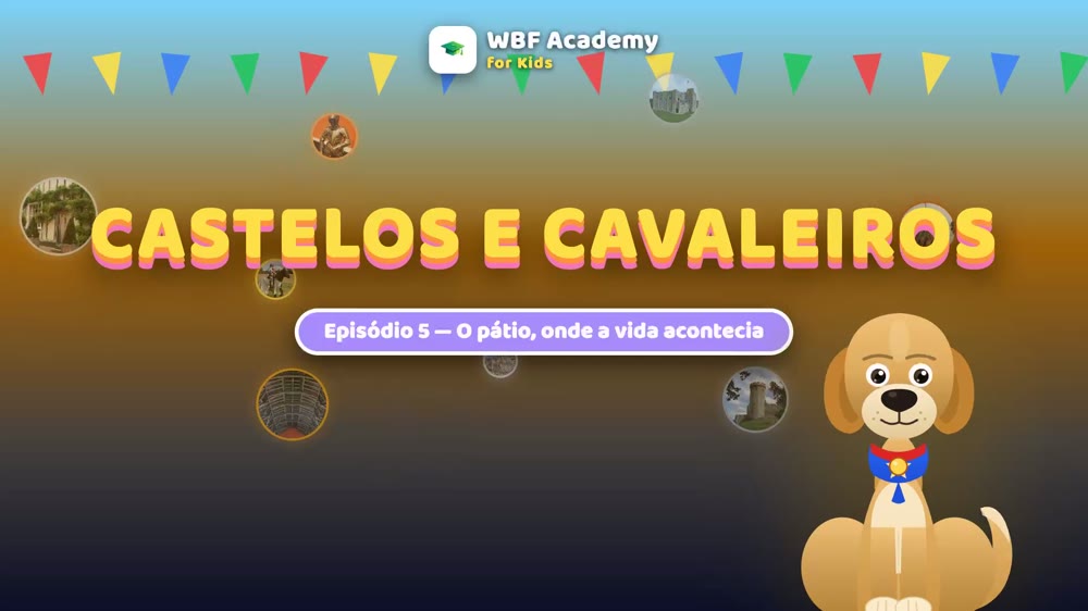 O pátio, onde a vida acontecia