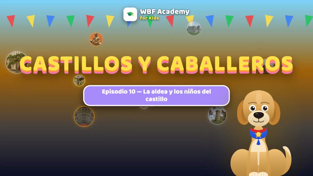 La aldea y los niños del castillo