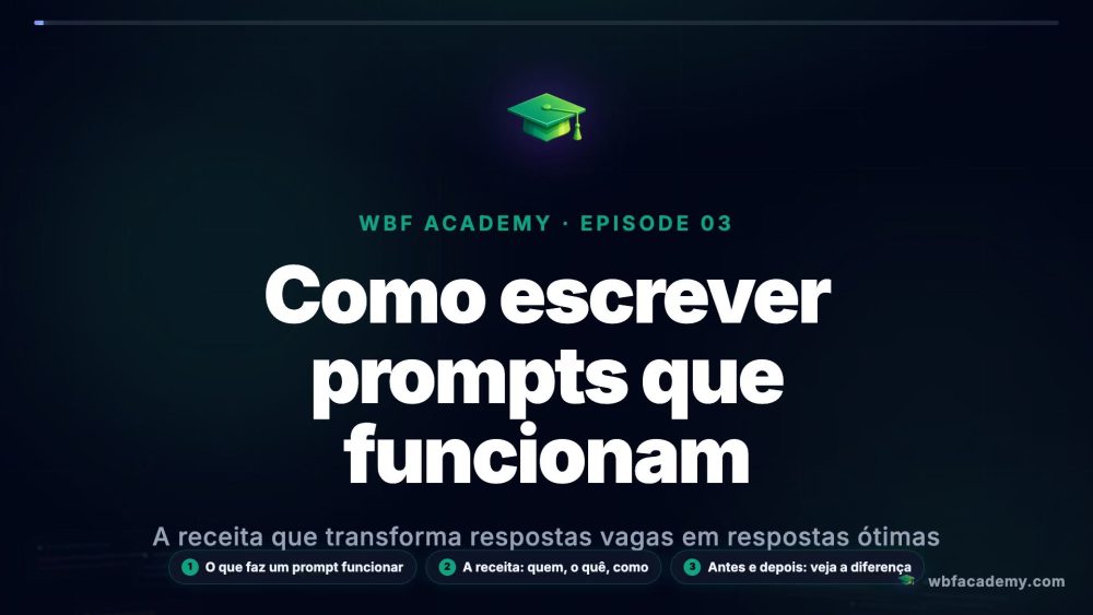 Como escrever prompts que funcionam