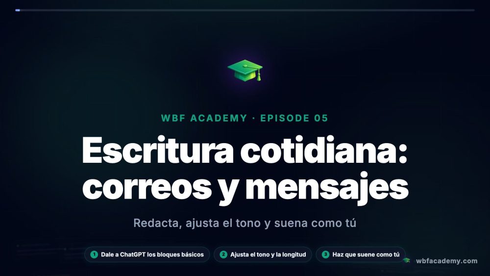 Escritura cotidiana: correos y mensajes