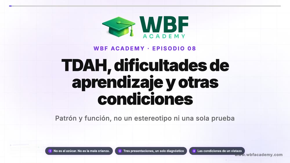 TDAH, dificultades de aprendizaje y otras condiciones