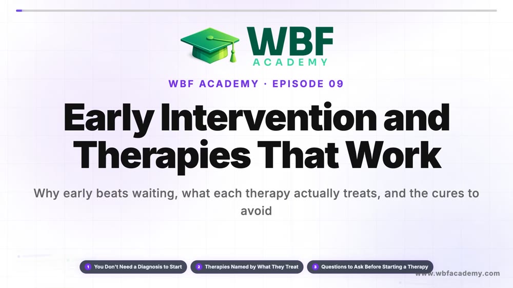 Early Intervention and Therapies That Work