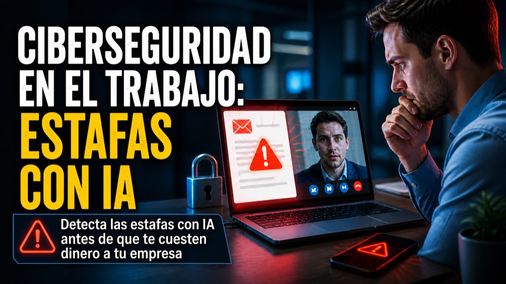 Ciberseguridad en el trabajo: estafas con IA