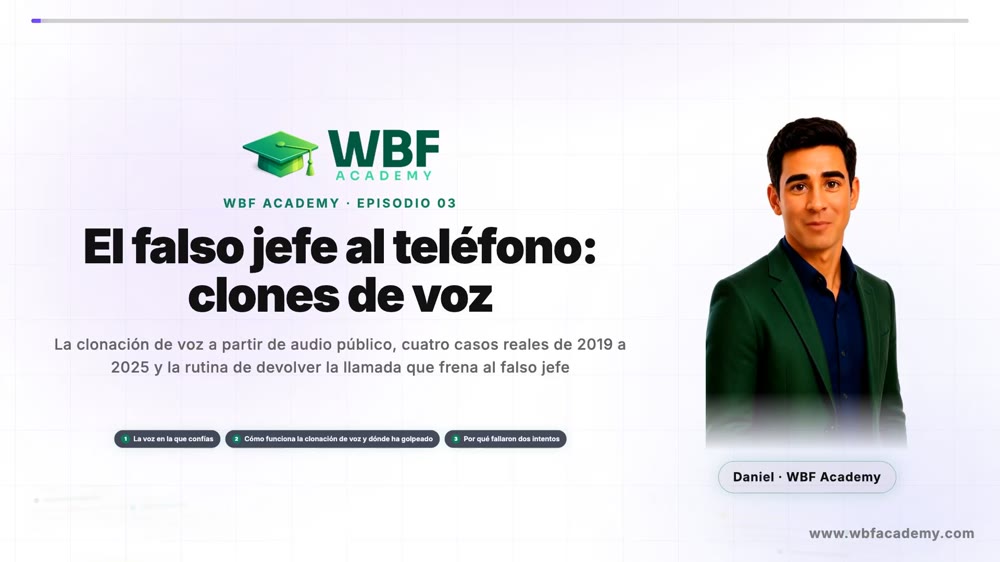 El falso jefe al teléfono: clones de voz
