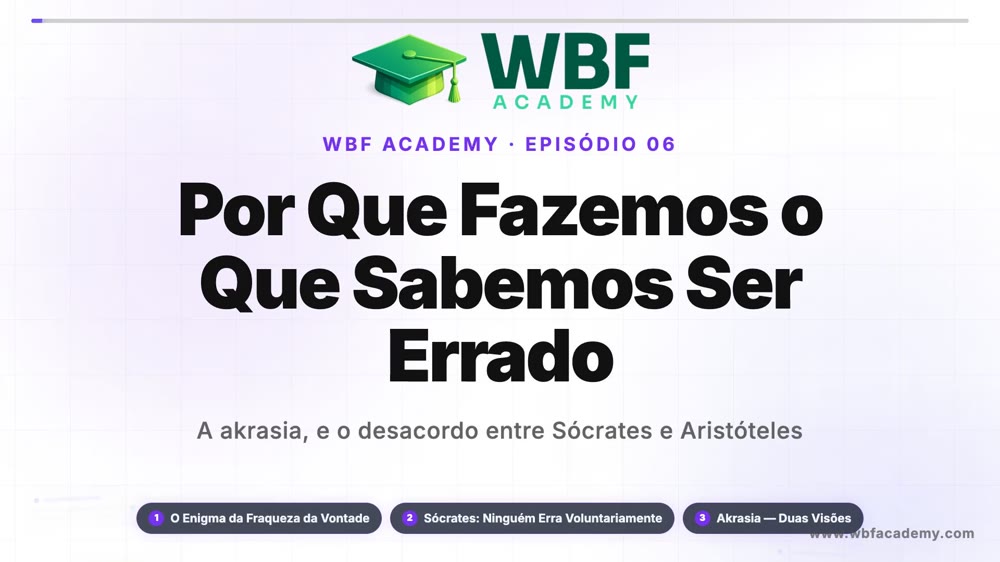 Por Que Fazemos o Que Sabemos Ser Errado