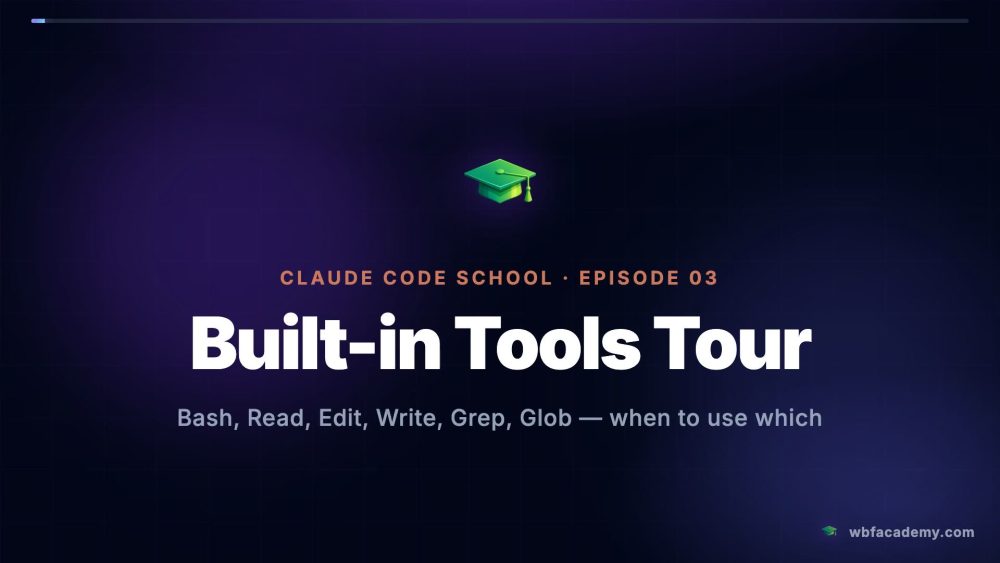 Built-in Tools Tour