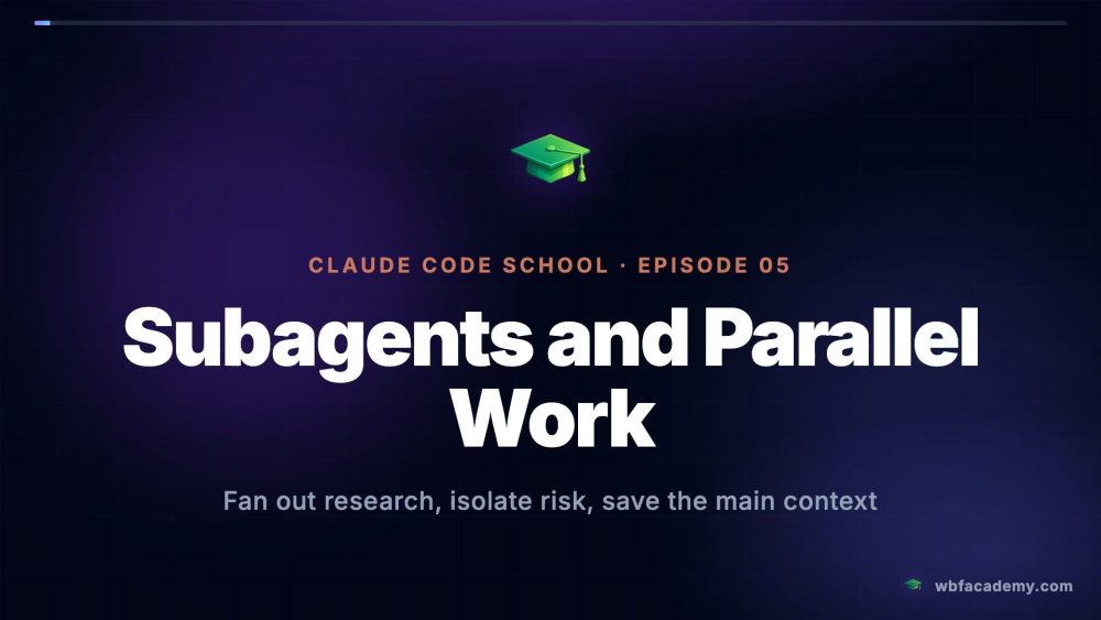 Subagents and Parallel Work