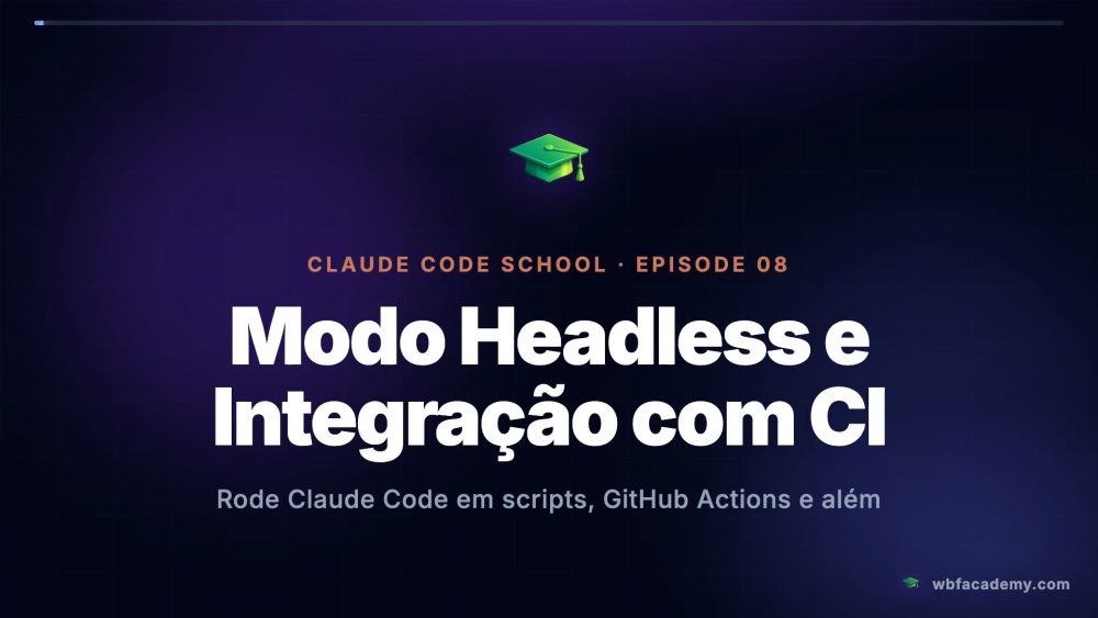 Modo Headless e Integração com CI