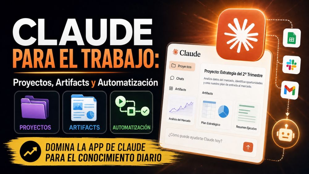 Claude para el Trabajo: Proyectos, Artifacts y Automatización