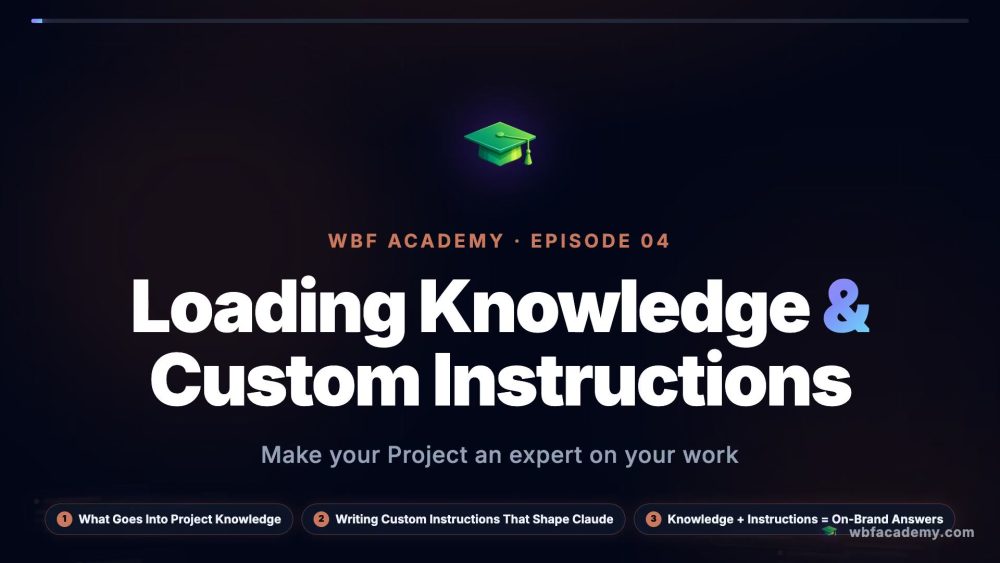 Loading Knowledge & Custom Instructions