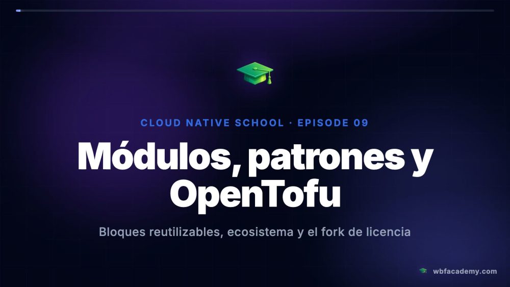 Módulos, patrones y OpenTofu