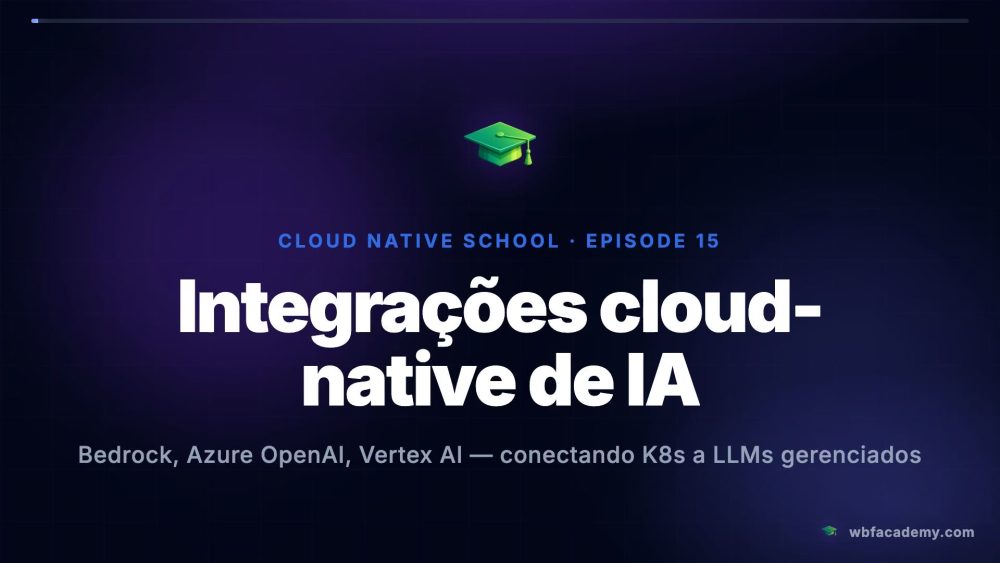 Integrações cloud-native de IA