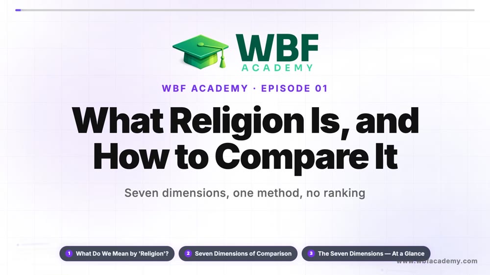 What Religion Is, and How to Compare It