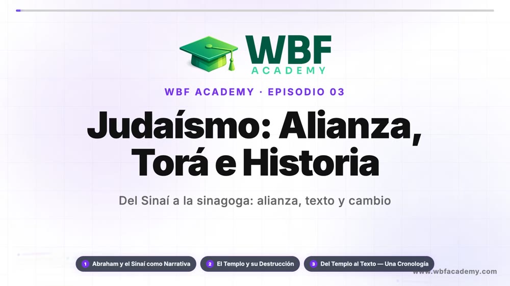 Judaísmo: Alianza, Torá e Historia