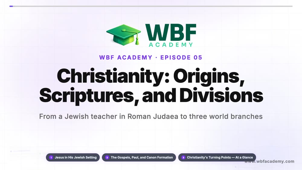 Christianity: Origins, Scriptures, and Divisions