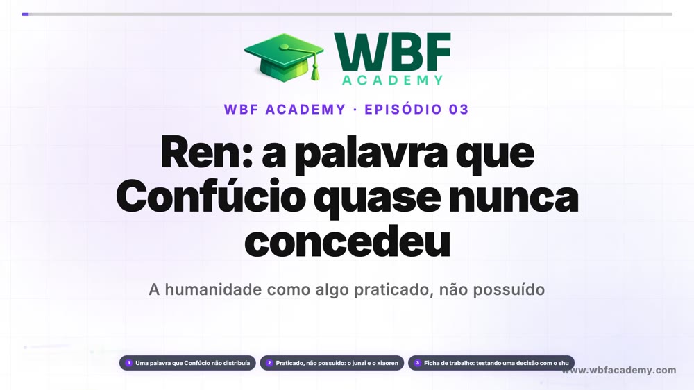 Ren: a palavra que Confúcio quase nunca concedeu