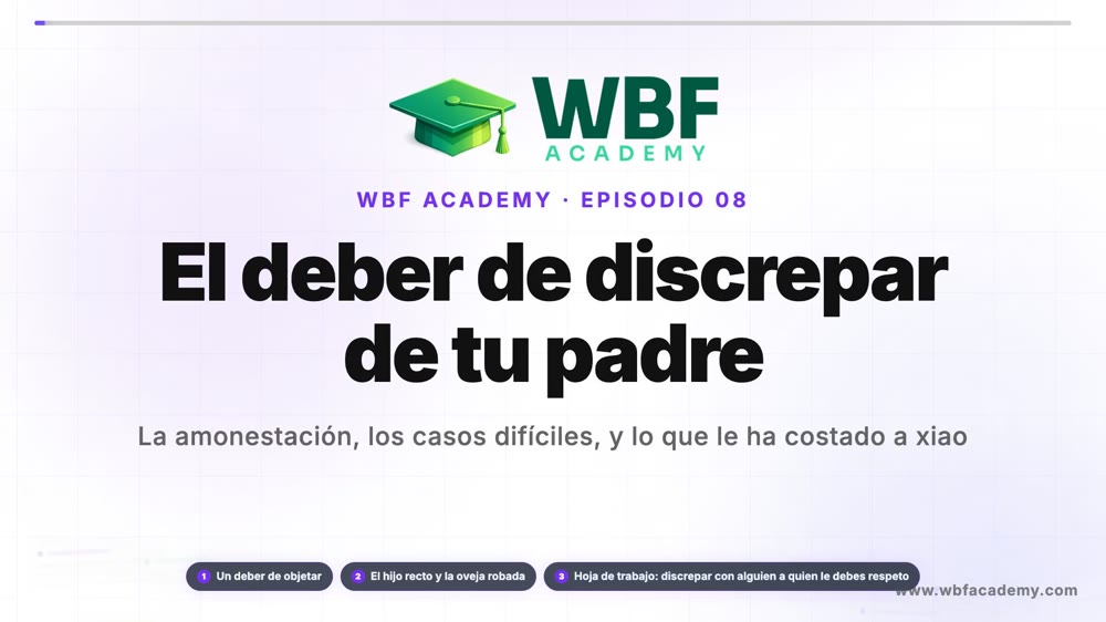 El deber de discrepar de tu padre