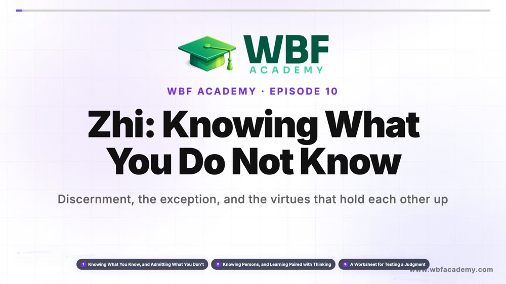 Zhi: Knowing What You Do Not Know