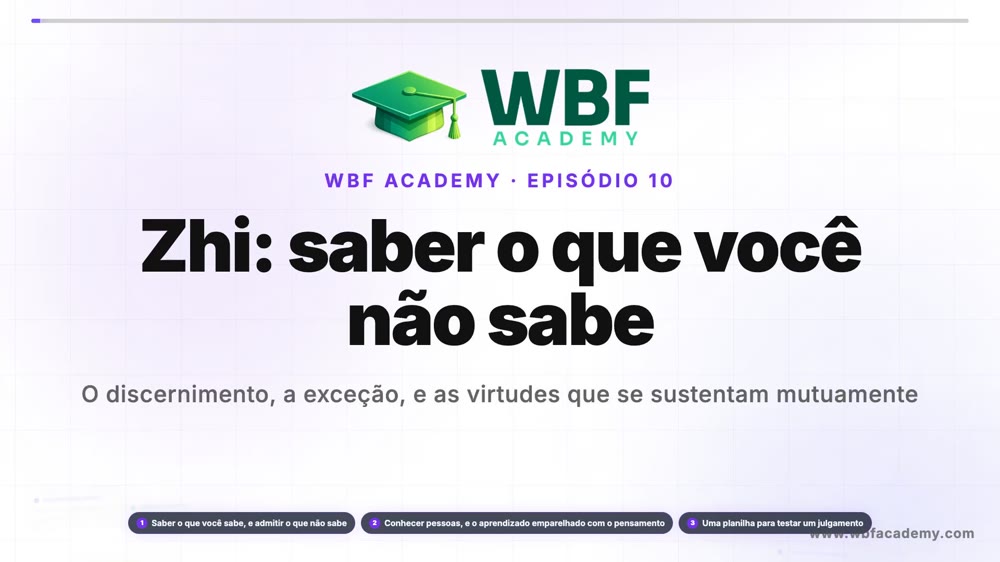 Zhi: saber o que você não sabe