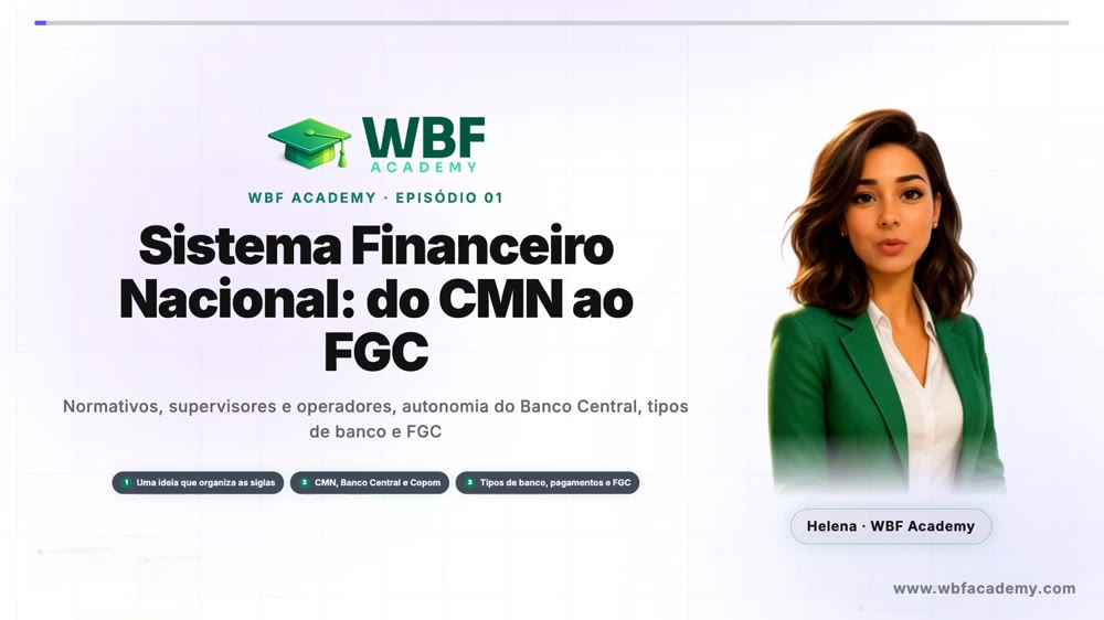 Sistema Financeiro Nacional: do CMN ao FGC