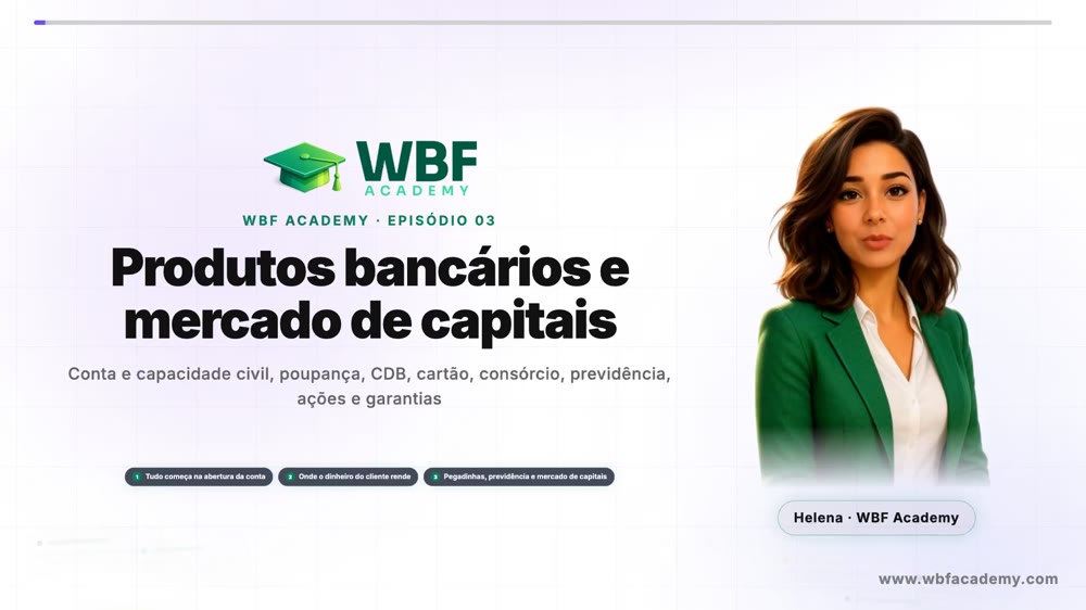 Produtos bancários e mercado de capitais