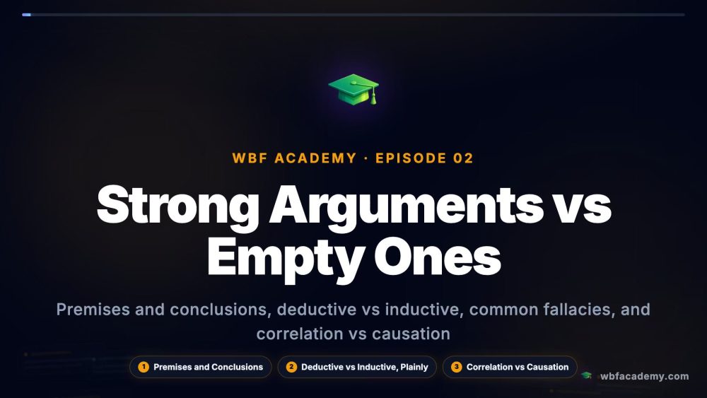 Strong Arguments vs Empty Ones