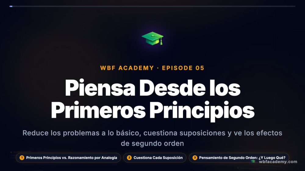 Piensa Desde los Primeros Principios