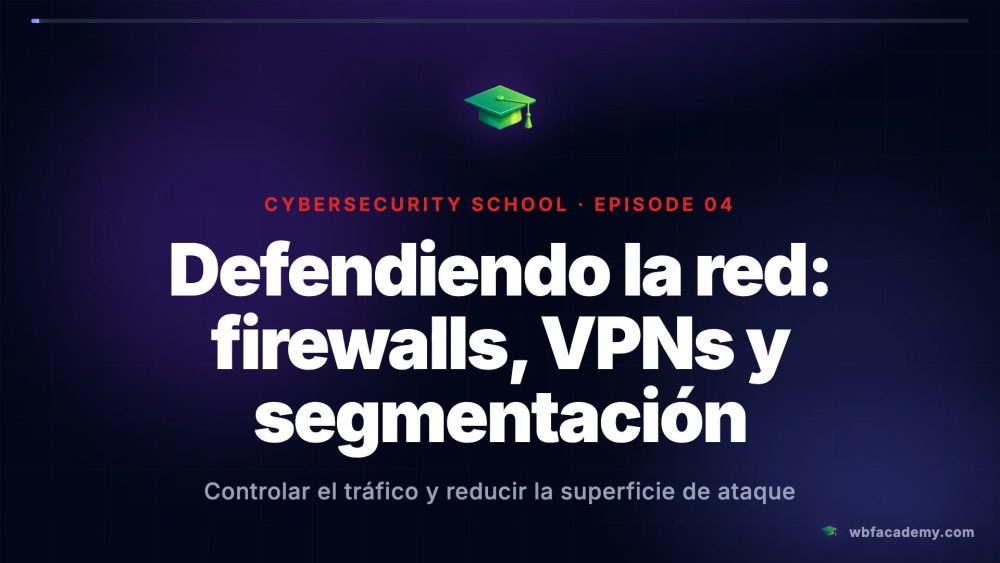 Defendiendo la red: firewalls, VPNs y segmentación