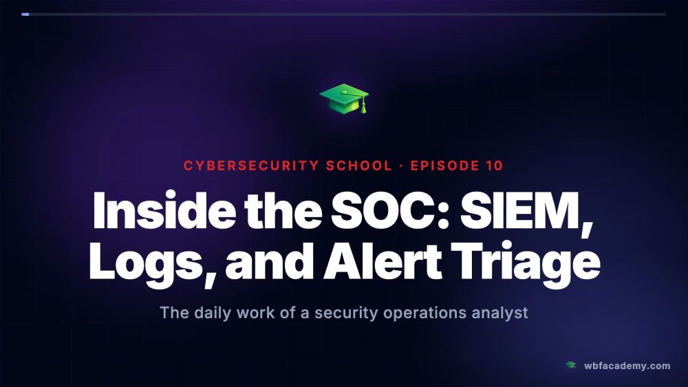 Inside the SOC: SIEM, Logs, and Alert Triage