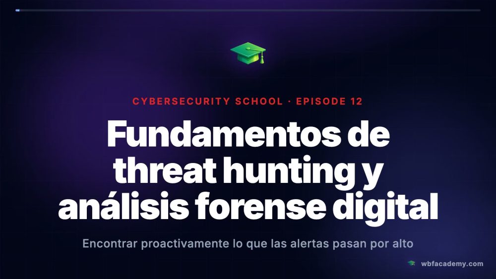 Fundamentos de threat hunting y análisis forense digital