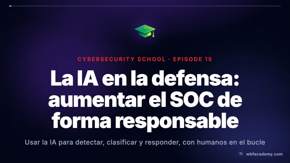 La IA en la defensa: aumentar el SOC de forma responsable